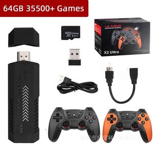 X2 Ultra Game Stick Retro Game Console 4K HD 2.4G Wireless 64GB-256GB