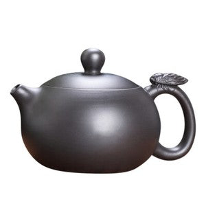 Ball Shaped Infuser Hole Tea Pot Marked Yixing Zisha Purple Clay Xishi Pot 160ml