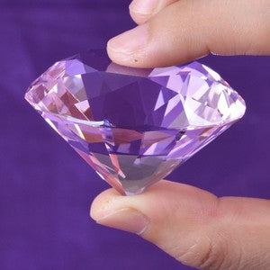 50mm Crystal Paperweight Glass Art Large Giant Diamond Decor Centerpiece Gifts