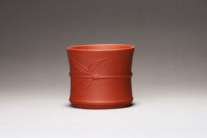 China Puer Tea Real Yixing Zisha Tea Cup Marked Bamboo Relief Master Cup of Tea