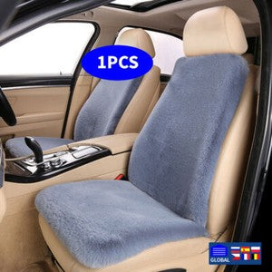 Premium Sheepskin Car Seat Covers Wool Front Cushions Auto Accessories Universal