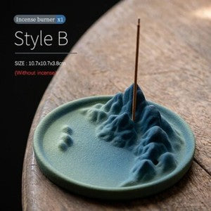 Ceramic Stick Incense Burner Holder Creative Mountain Home Incense Burner