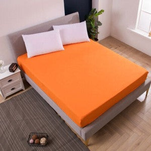 Navy Blue Waterproof Mattress Protector Cover 18" Deep Fitted Sheet All Size