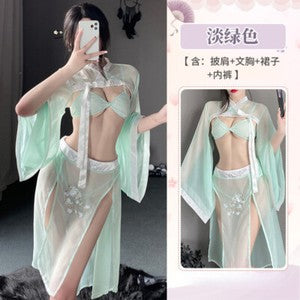 Sexy Chinese Traditional Outfit Underwear Lingerie Cosplay Fairy Dress Nightwear