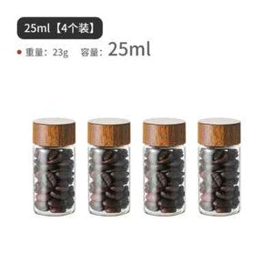 Mini Glass Sealed Jar Dispenser Bottle Portable Tea Storage Small Empty Bottle
