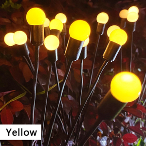 Solar Firefly Garden Light Swaying Outdoor Landscape Lamp Bulb Christmas Decor