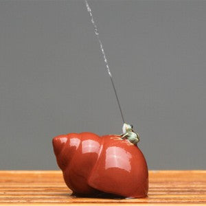 Creative Tea Pet Water Squirt Frog On Vivipara Zisha Tea Play House Decoration