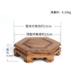 Tea Set Base Mahogany Chicken Wing Wood Base Flower Bonsai Wood Bracket
