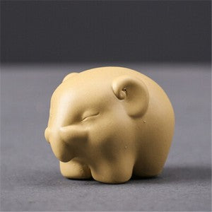 1PC Mascot Elephant Yixing Zisha Tea Pet House Warming Gift Tea Play In China