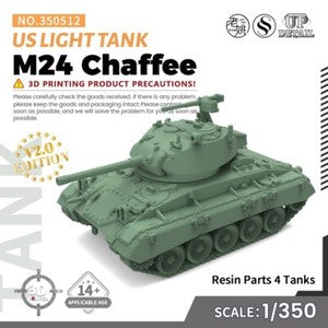 SSMODEL SS512 1/200/350/700 Military Model Kit US M24 Chaffee Light Tank