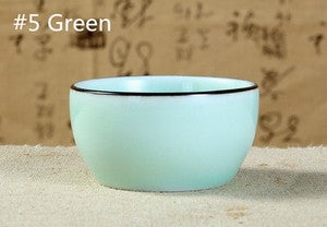 One Cup Ceramic Porcelain Tea Cup Made in China Fish Lotus Design Handmade Cups