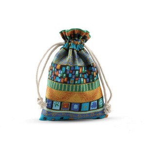 10pcs Retro Drawstring Linen Jewelry Storage Bags Pouch Purse Jewels Organizer