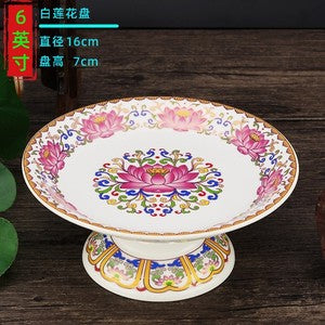 1pc Fruit Supply Tray for The God of Wealth Fruit Plate Lotus Supply Plate