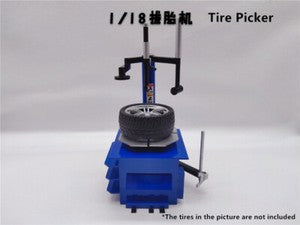 1:18 Scale Car Garage Tool Model Scenery Repair Tool Workstation Set DIY Diorama