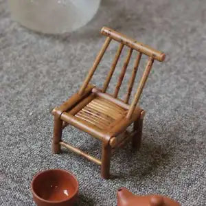 Bamboo Stool Tea Coaster|Bamboo Artwork|Tea Accessories|Home Deocr
