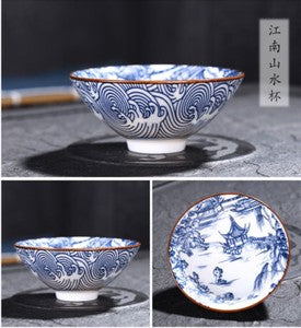 Tea Cups Blue-and-white Porcelain Tea Cup Jingdezhen Cup Of Tea Chinese Tea Cup