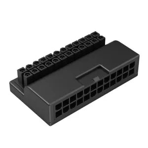 ATX Motherboard Female 24Pin to 24pin Male 90 Degree Power Adapter Mainboard