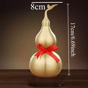 1pc Chinese Style Gourd Ornament Feng Shui Decor Entrance Decor Gourd Handicraft