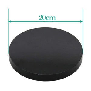 Handmade Obsidian Scrying Mirror Natural Stone Disc Ritual Healing Reiki Crystal