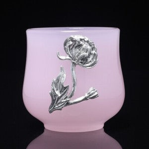 1pc 80ml Chinese Tea Cup Porcelain Tea Cup for Lady Pink Glaze Personal Cup