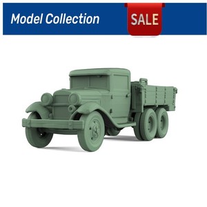 SSMODEL 1/200 1/220 Military Model Kit Soviet GAZ-AAA Anti-Aircraft Truck
