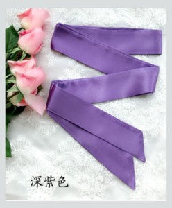 Satin Sash Belt Ribbon For WEDDING Bridesmaid Flower Girl Fancy Dress Multicolor