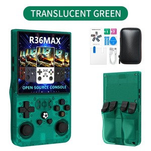 R36MAX Retro Handheld Video Game Console 64/128GB Linux System 4.0 In IPS Screen