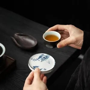 Celadon Tea Coaster|Glazed Tea Coaster|Coffee Coasters|Tea Ceremony Accessories