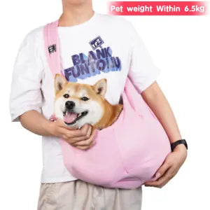 Pet Carrier Bag Cats Puppy Outdoor Travel Dog Shoulder Bag Cotton Sling Handbag