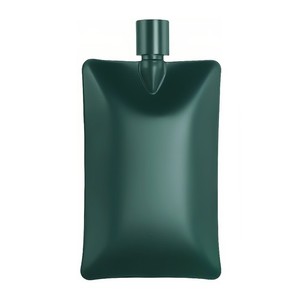 Creative stainless steel wine flask, 6 oz, wavy design, portable for outdoor use