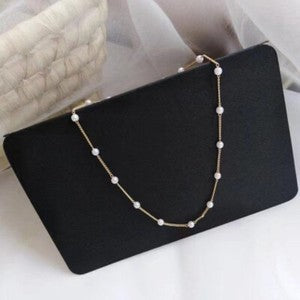 Fashion Pearl Choker Chain Necklace Women Weddings Charm Party Gift