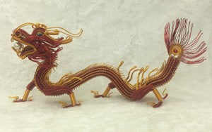 20" Dragon Hand Creative Arts And Crafts Aluminum Wire Dragon Model Ornaments