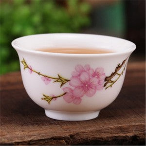 1pc Tea Cups Small Cup For Pu'er Tea 20ml Handpainted Cup Porcelain Tea Cups