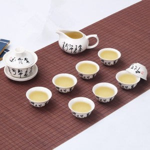 Chinese Ceramic Tea Set Kung Fu Tea Ceremony Gaiwan Tea Cup Set