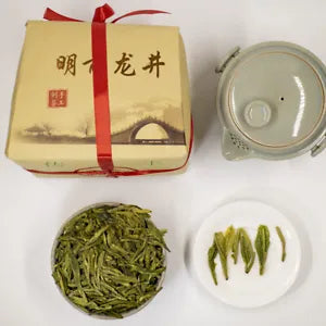 2023 Organic West Lake Dragon Well Green Tea Before Mingqian Longjing Cha 250g
