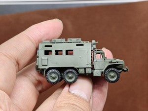 3D Printed 1/144 Russian Tanker Transportation Command Vehicle Colored Model