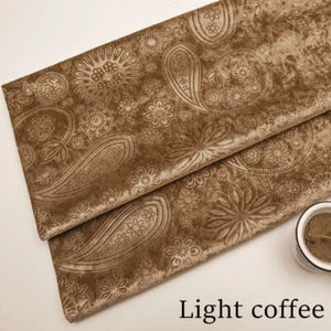 Embossing Floral Fabric Velvet Cloth Vintage for Sofa Cushions Cover Tablecloth