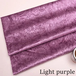 Embossing Floral Fabric Velvet Cloth Vintage for Sofa Cushions Cover Tablecloth