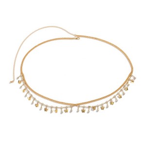 Waist Chains Rhinestone Star Tassel Pendant Waist Belly Belt Tassel Body Chain