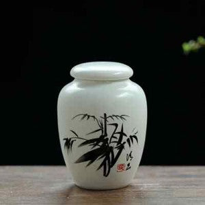 Ceramic Tea Caddy Household Storage Sealed Tank Travel Jar