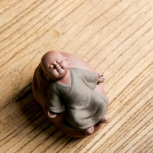 Ceramic Small Monk Tea Pet Tea Table Decoration Tea Set Tea Table Decoration