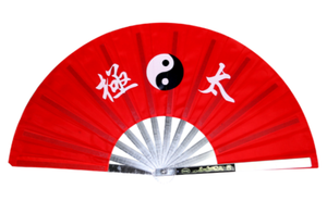 Stainless Steel Metal Folding Fan Mulan Kung Fu Martial Arts Tai Chi Fan