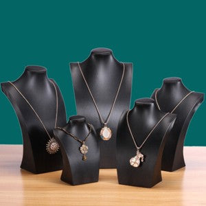 Showcase Necklace Holder Pendant Chain Jewelry Neck Bust Elegant Display Stand
