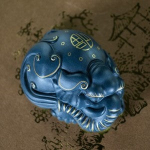 Creative Artware Table Decoration Yixing Zisha Green Clay Tea Pet Elephant China