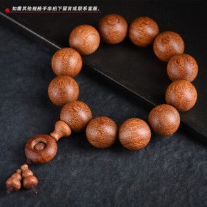 China Red Sandalwood 6/8/10/12/15/18/20/25MM Round Buddha Beads Fashion Bracelet