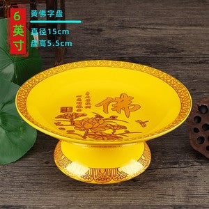 1pc Fruit Supply Tray for The God of Wealth Fruit Plate Lotus Supply Plate