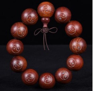 Chinese Red Sandalwood 6/8/12/15/18/20/25MM Round Buddha Beads Fashion Bracelet