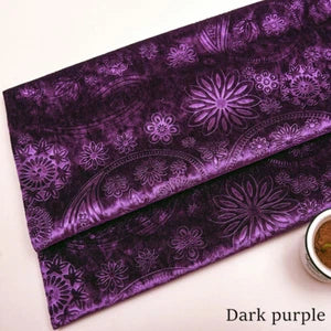 Embossing Floral Fabric Velvet Cloth Vintage for Sofa Cushions Cover Tablecloth