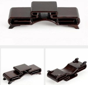 Ebony Wood Display Stand Antique Statue Jewelry Craft Cup Rack Base Photography