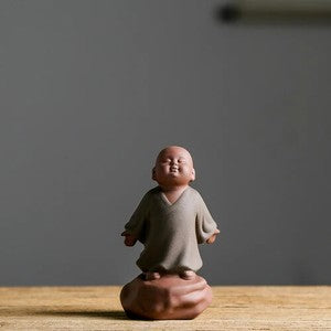 Ceramic Small Monk Tea Pet Tea Table Decoration Tea Set Tea Table Decoration
